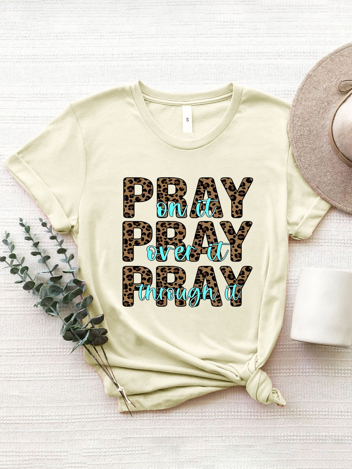 Letter Graphic Round Neck Short Sleeve T-Shirt Trandify deal