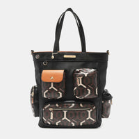 Nicole Lee USA Geometric Pattern Tote Bag Trandify deal
