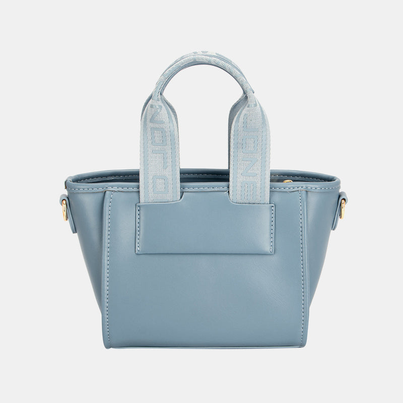 David Jones Small Handbag with Embossed Pattern Handles Trandify Deal