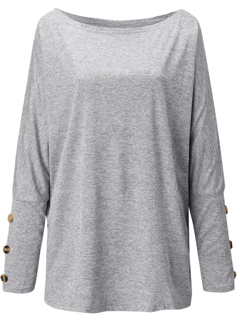One Shoulder Long Sleeve T-Shirt Trandify Deal