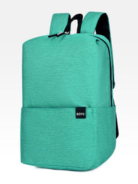 Solid Color Nylon Backpack Bag Trandify Deal