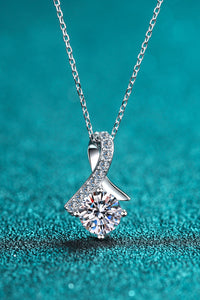 Unique and Chic Moissanite Pendant Necklace Trandify Deal