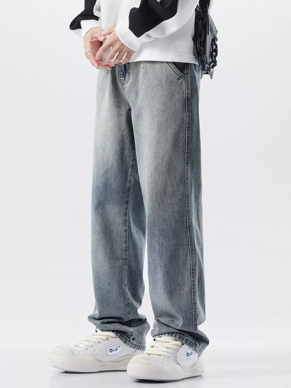 Men's Relaxed Fit Jeans | Washed Comfort & Style