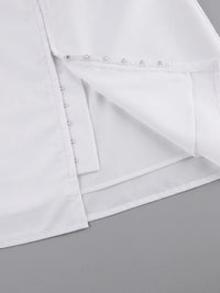Petite women’s collared shirt dress – trendy fall fashion