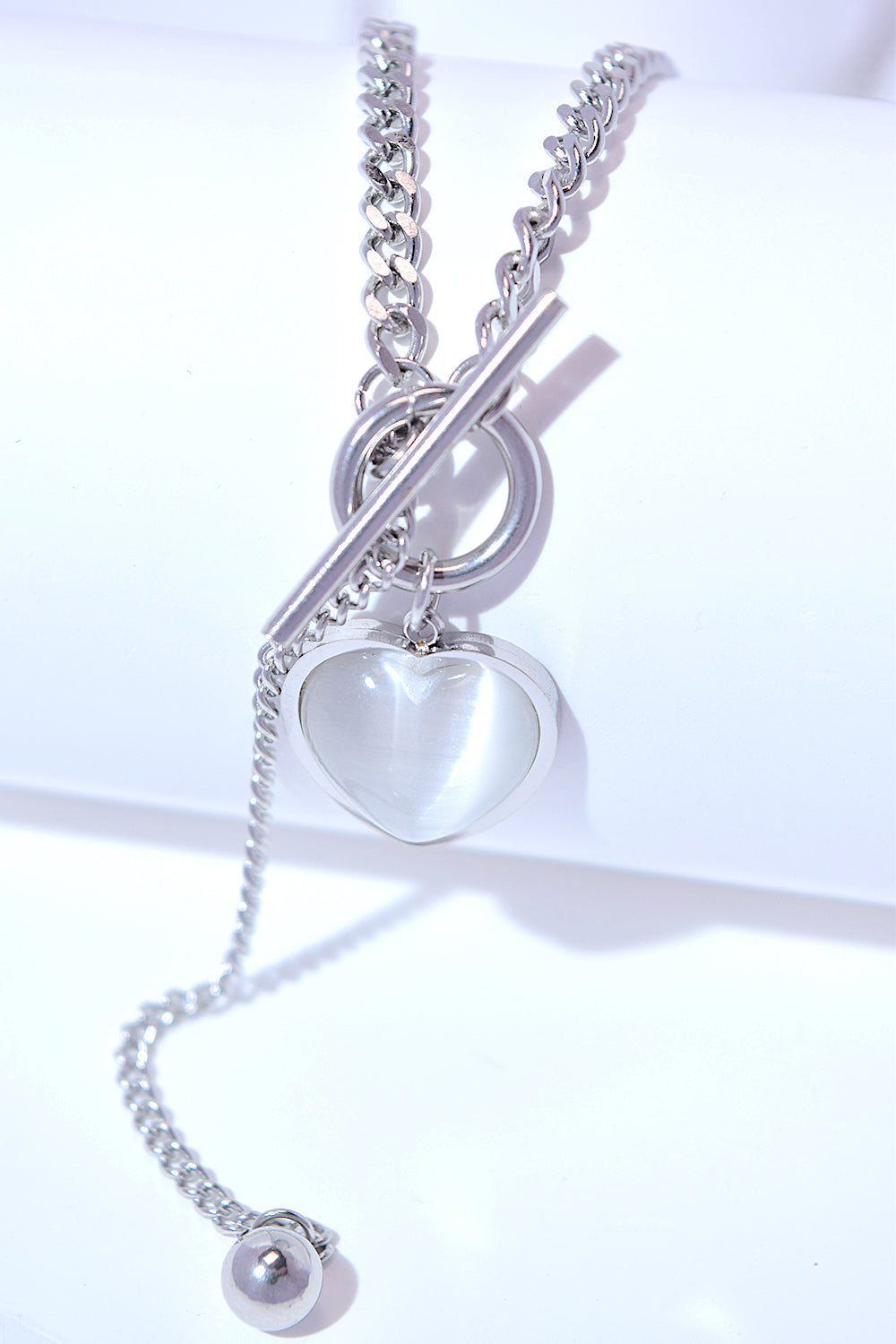 Titanium Steel Heart Necklace Trandify deal