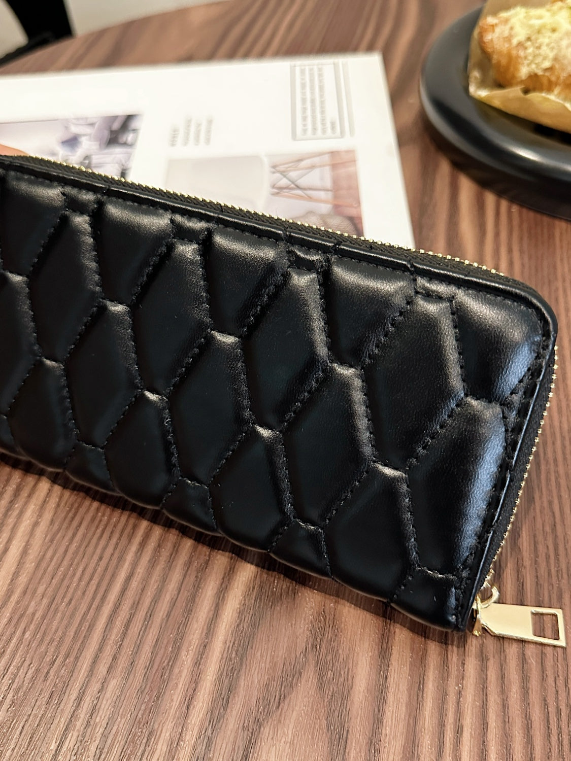 PU Leather Solid Color Wallet Trandify deal