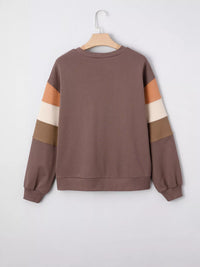 Sparkle Pumpkin Sequin Sweatshirt Pullover Top