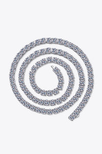 Moissanite Rhodium-Plated Necklace Trandify Deal