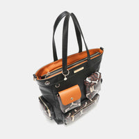 Nicole Lee USA Geometric Pattern Tote Bag Trandify deal