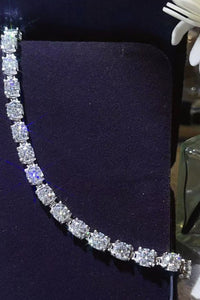 10 Carat Moissanite Platinum-Plated Bracelet Trandify Deal