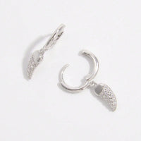 925 Sterling Silver Zircon Chili Shape Earrings Trandify deal