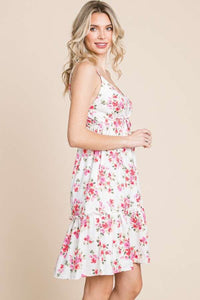 Culture Code Full Size Floral Frill Cami Dress Trandify deal