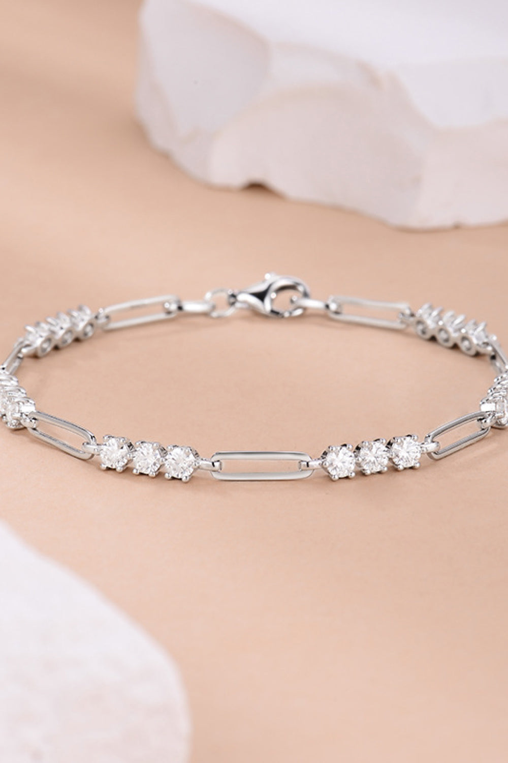 1.8 Carat Moissanite 925 Sterling Silver Bracelet Trandify Deal