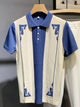 Men's Plus Size Color Block Polo Shirt – Regular Fit, Best Price in Cart