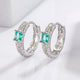 925 Sterling Silver Inlaid Zircon Earrings Trandify Deal