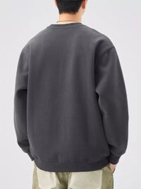 Men's Plus Size Oversized Crewneck Sweatshirt