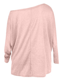 One Shoulder Long Sleeve T-Shirt Trandify Deal