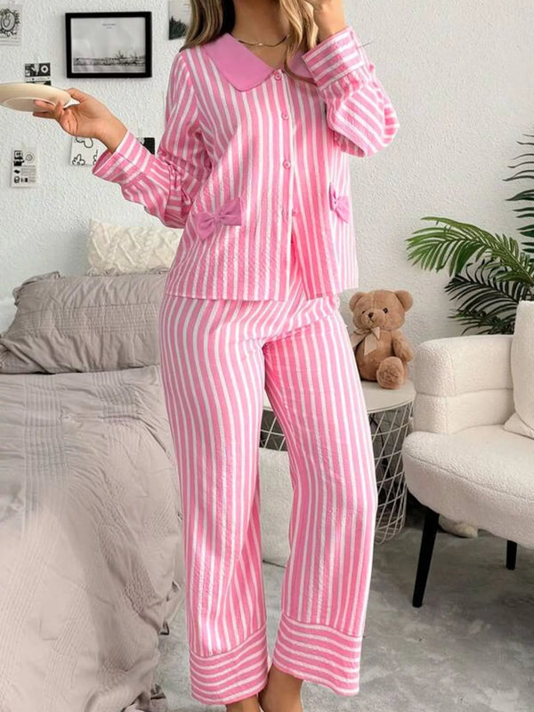 Women's Loungewear Set with Bow