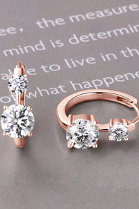 1.3 Carat Moissanite 925 Sterling Silver Earrings Trandify Deal