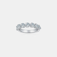 2.1 Carat 925 Sterling Silver Moissanite Heart Ring Trandify Deal