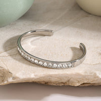Stainless Steel Inlaid Zircon Bracelet Trandify Deal