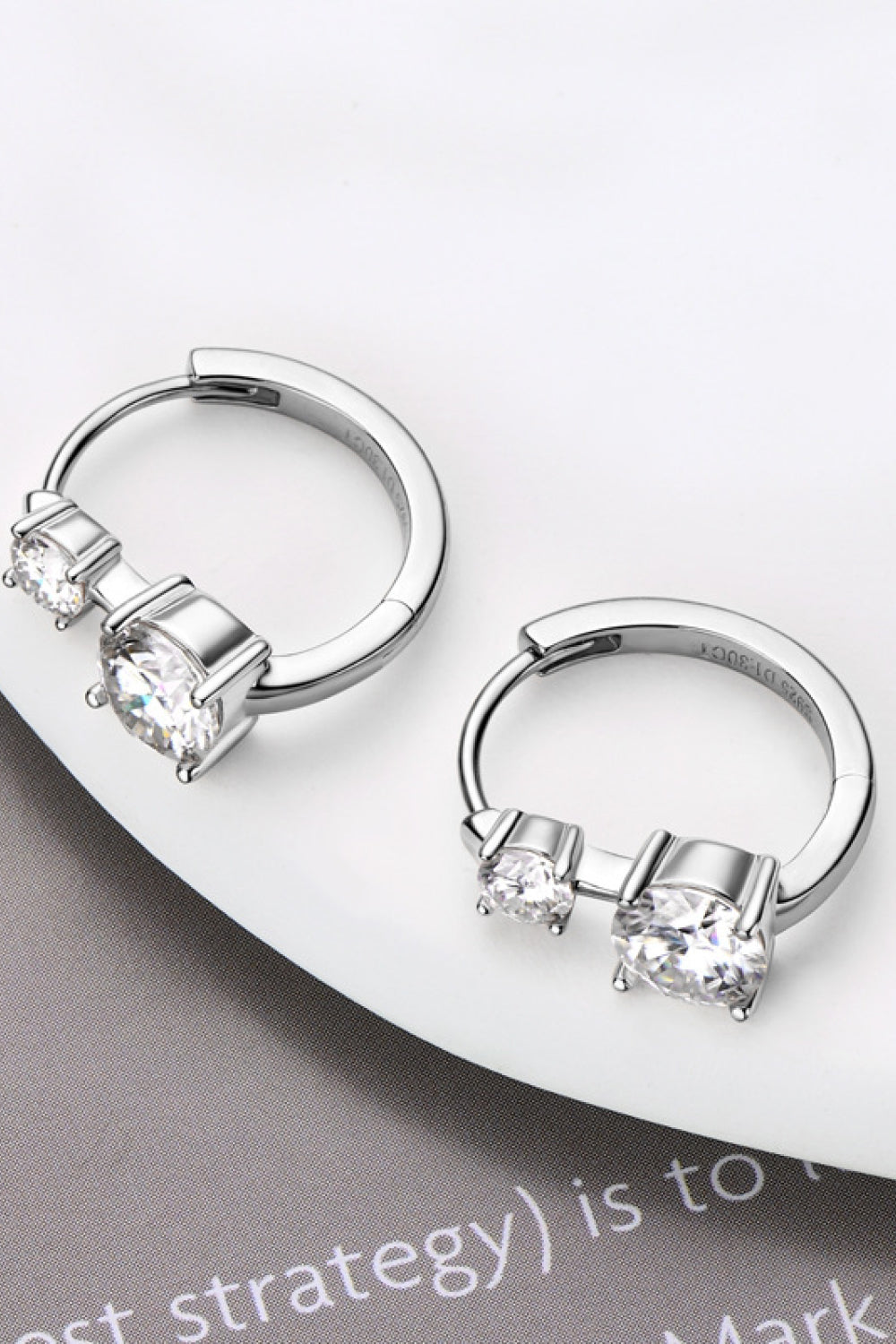 1.3 Carat Moissanite 925 Sterling Silver Earrings Trandify Deal