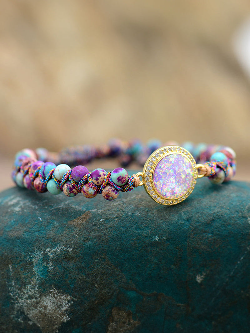 Imperial Jasper Beaded Bracelet Trandify Deal