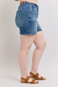 Judy Blue High Rise Denim Shorts For Women - Trendy and Comfortable Fit