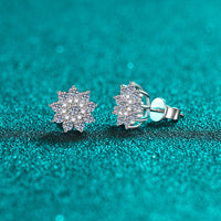 925 Sterling Silver Moissanite Zircon Stud Earrings Trandify Deal