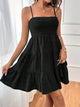 Smocked Tiered Sleeveless Mini Dress Trandify deal