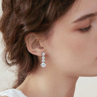 4 Carat Moissanite 925 Sterling Silver Earrings Trandify Deal
