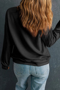 SPOOKY Round Neck Long Sleeve Sweatshirt Trandify Deal