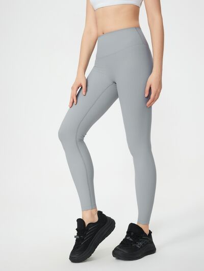 Women's High Waist Yoga Leggings – Black Tummy Control Workout Pants for Running & Gym – Plus Size Activewear – Trandifydeal