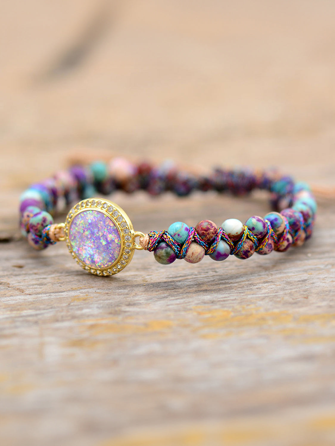 Imperial Jasper Beaded Bracelet Trandify Deal