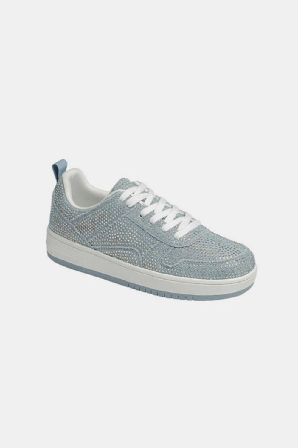 Forever Link Rhinestone Platform Flat Sneakers - Trandify Deal