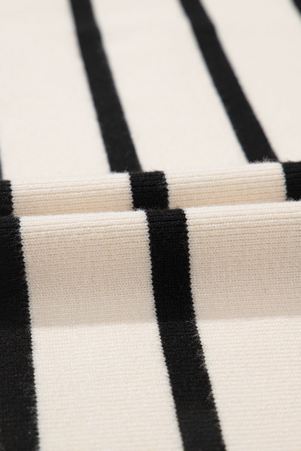 Striped Button Up Round Neck Cardigan Trandify Deal