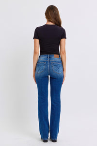 Judy Blue Full Size Run Mid-Rise Bootcut Jeans with Thermal Lining - Trandify Deal