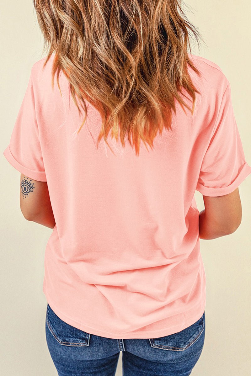 MAMA Round Neck Short Sleeve T-Shirt - Trandify Deal