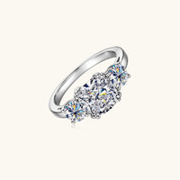 3.5 Carat Moissanite 925 Sterling Silver Ring Trandify Deal