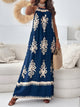 Printed Spaghetti Strap Sleeveless Maxi Dress Trandify Deal