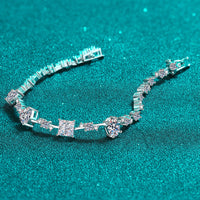 6.2 Carat Moissanite 925 Sterling Silver Bracelet Trandify Deal