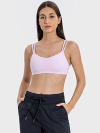 Millennia Scoop Neck Double Strap Active Cami Trandify deal