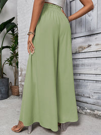 Tied High Waist Wide Leg Pants Trandify deal