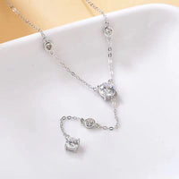1.5 Carat Moissanite 925 Sterling Silver Necklace Trandify Deal