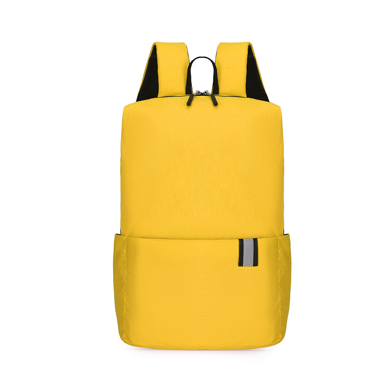 Solid Color Nylon Backpack Bag Trandify Deal