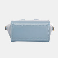 David Jones Small Handbag with Embossed Pattern Handles Trandify Deal