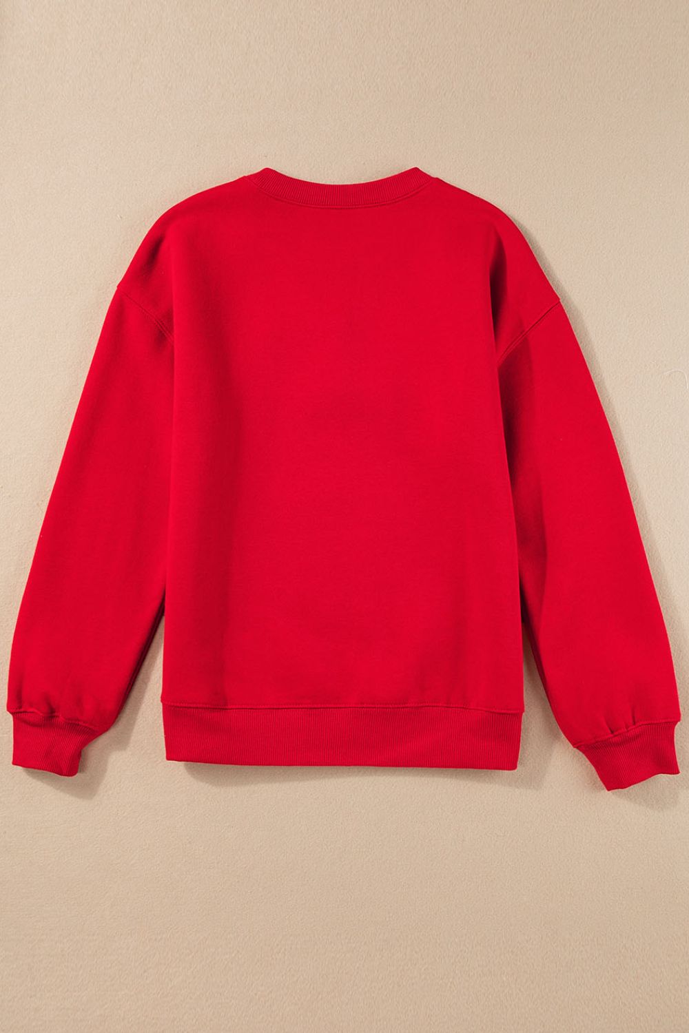 Valentine’s Day XOXO Round Neck Drop Shoulder Sweatshirt Trandify Deal