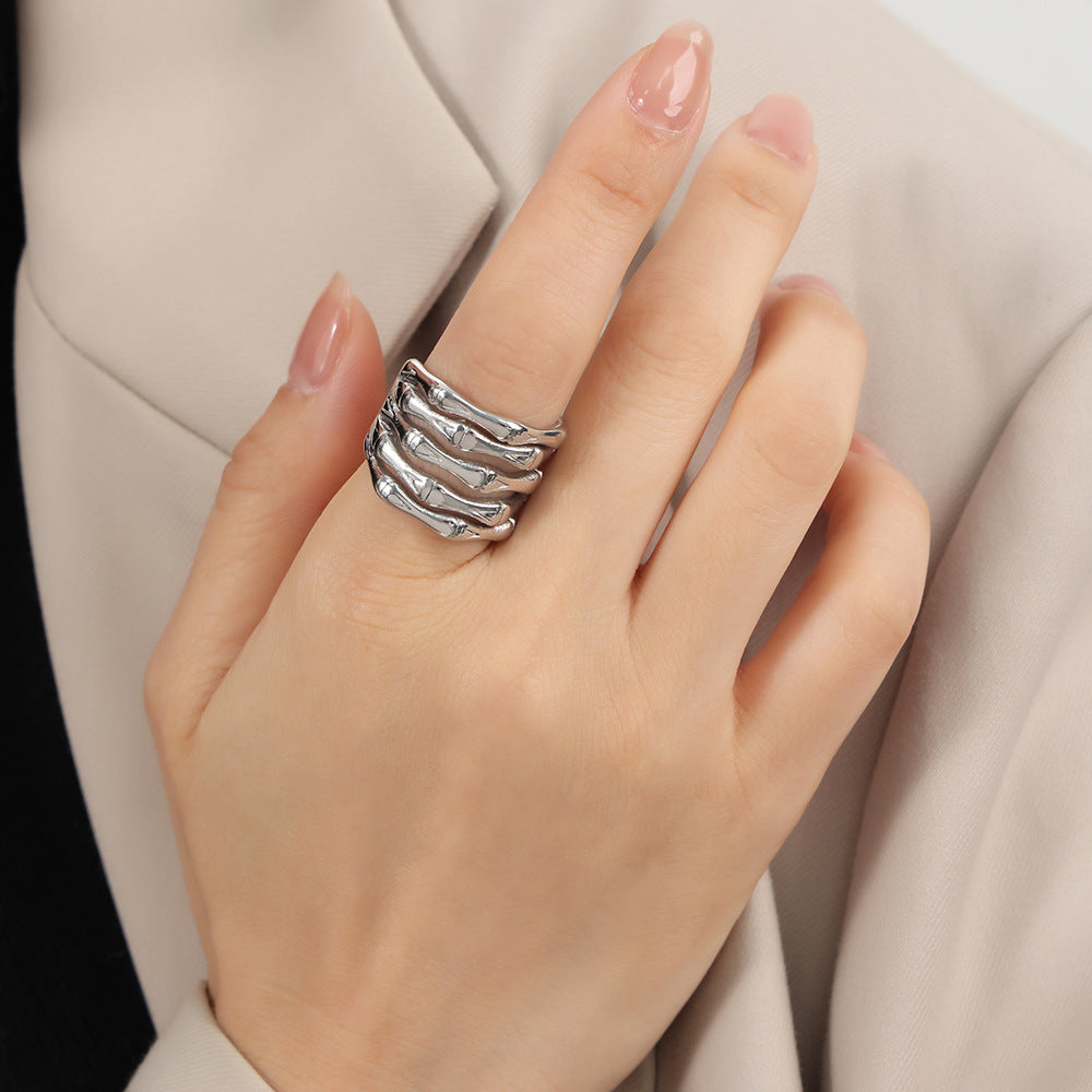 Titanium Steel Multi-Layered Ring Trandify deal