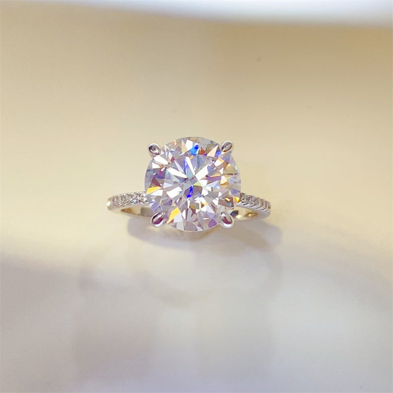 5 Carat Moissanite 925 Sterling Silver Ring Trandify Deal
