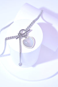 Titanium Steel Heart Necklace Trandify deal